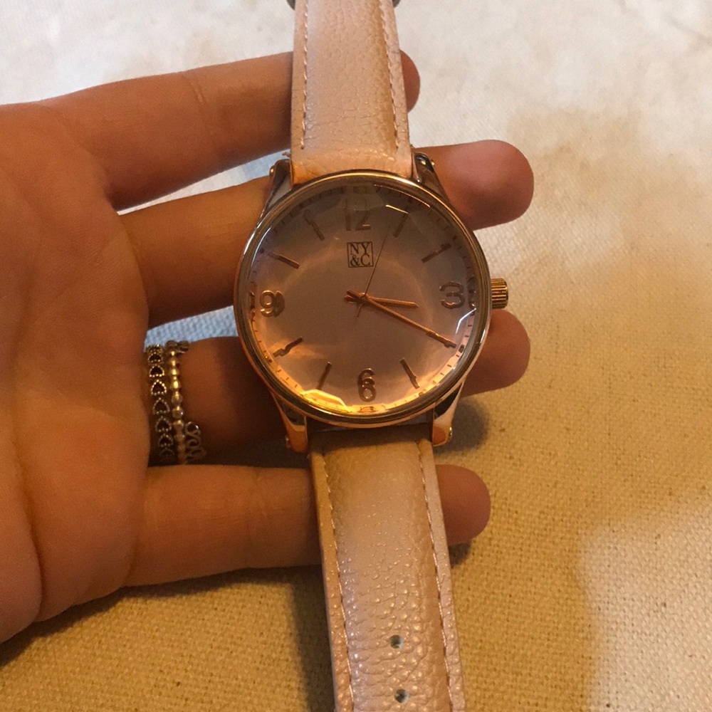 New York & Company rose gold watch